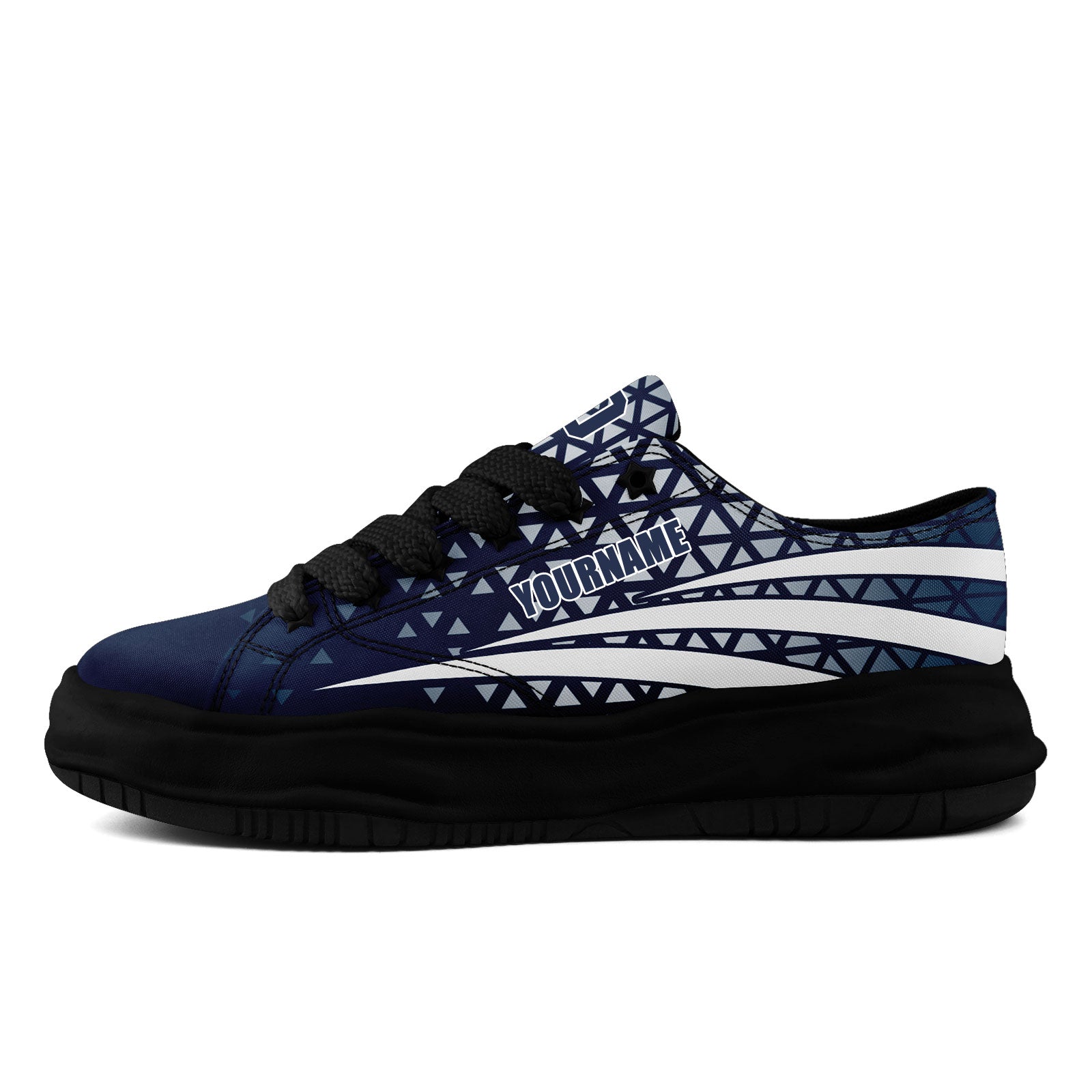 Custom Blue White Texas Football Jersey and Sports Shoes Combo Offer Personalized Combo ZH-D023031-9