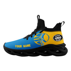 Custom Yellow Blue California MaxSoul Shoes and Hat Combo Offer Personalized Combo ZH-D028017-27