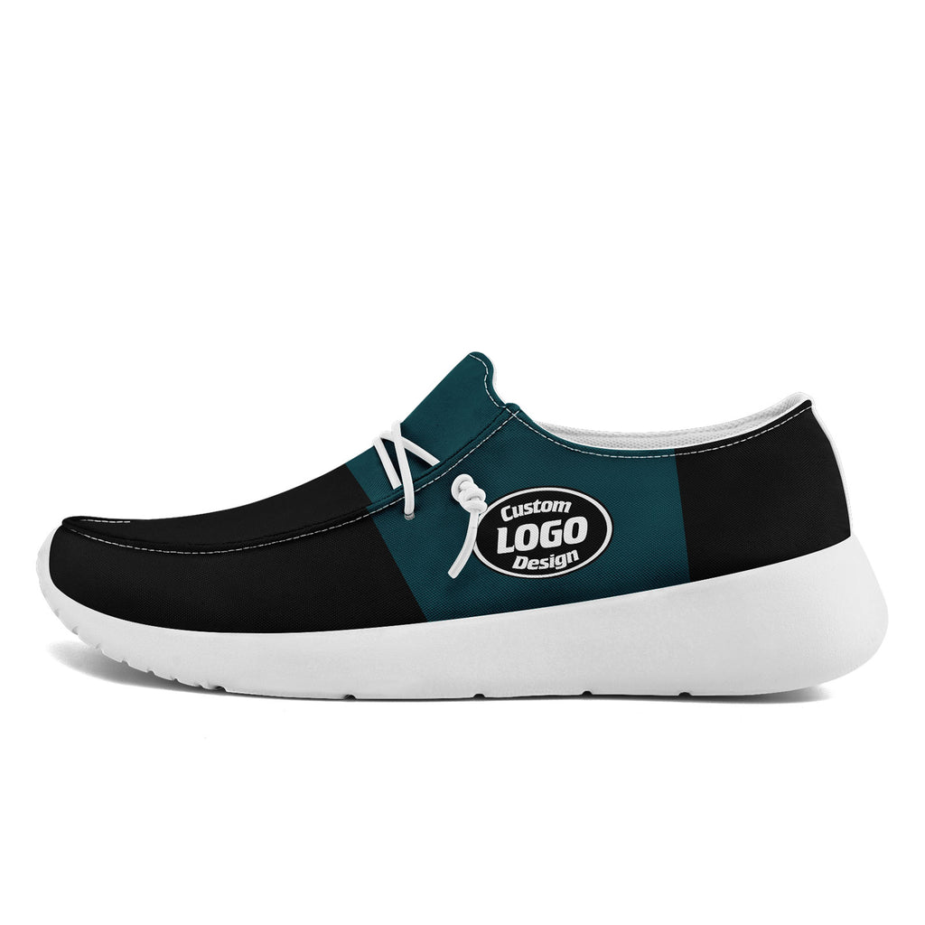 Custom Philadelphia Black Green Shoes Personalized Sneaker FN018-D020278-23