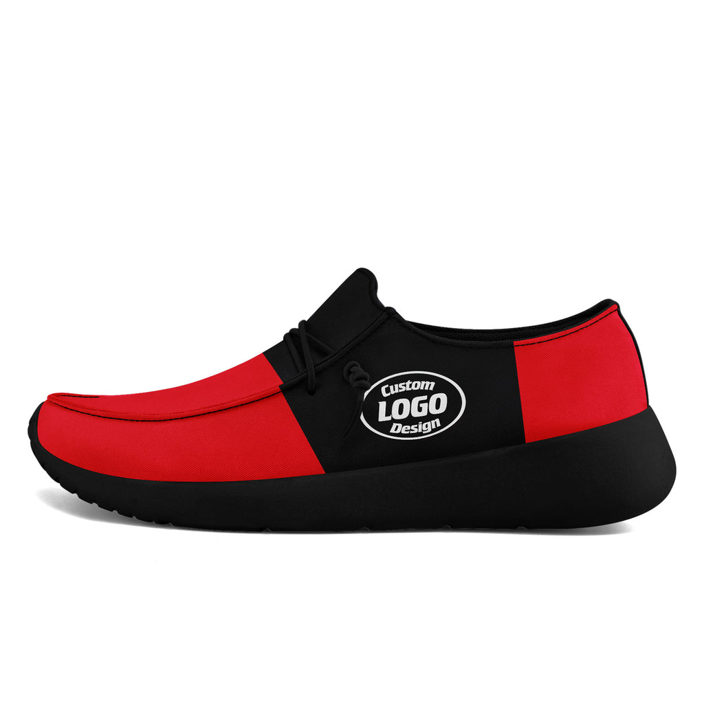 Custom Red Blue Houston Jacket and Sports Shoes Combo Offer Personalized Combo ZH-D020294-12