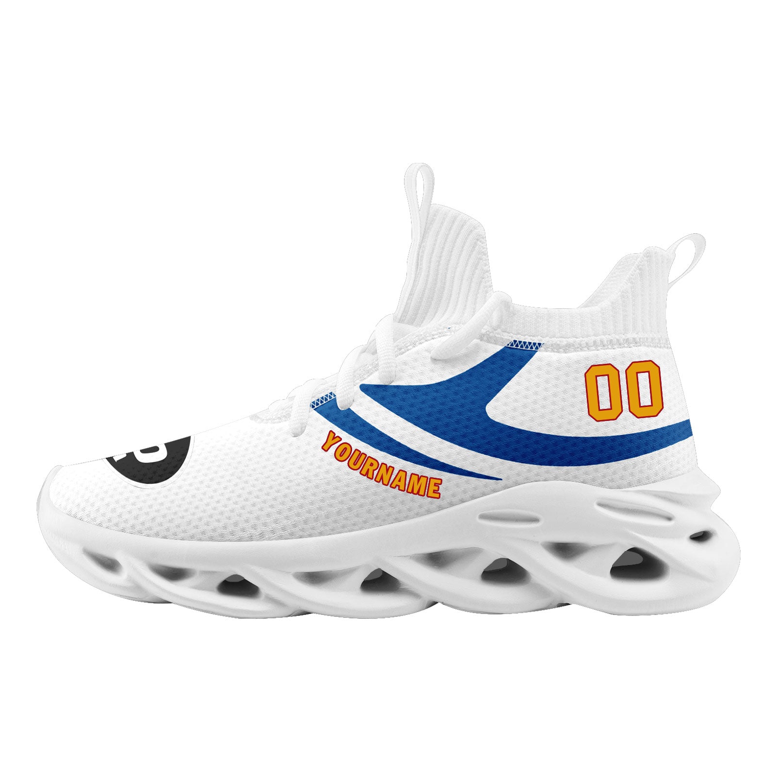 Custom White Pittsburgh Football Jersey and Sports Shoes Combo Offer Personalized Combo ZH-D025008-31