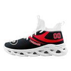 Custom Blue Houston Football Jersey and Sports Shoes Combo Offer Personalized Combo ZH-D025008-10