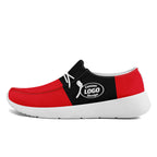 Custom Red Blue Houston Jacket and Sports Shoes Combo Offer Personalized Combo ZH-D020294-12