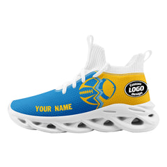 Custom Yellow Blue California Maxsoul Shoes Personalized Sneaker FN030A-D028017-27