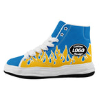 Custom Blue Yellow Los Angeles Football Jersey and Firesoul Sports Shoes Combo Offer Personalized Combo ZH-D020273-22