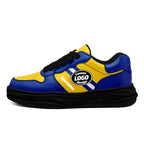 Custom Blue Yellow Los Angeles Shoes Personalized Sneaker FN032-D020389-15