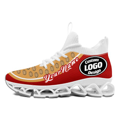 Custom Red Yellow Maxsoul Shoes Personalized Sneaker FN030XD-D020388-11