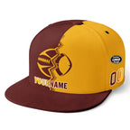 Custom Yellow Red Washington MaxSoul Shoes and Hat Combo Offer Personalized Combo ZH-D028017-16