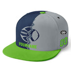 Custom Blue Grey Washington MaxSoul Shoes and Hat Combo Offer Personalized Combo ZH-D028017-14