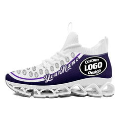 Custom Purple Cream Maxsoul Shoes Personalized Sneaker FN030XD-D020388-16