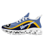 Custom Blue Yellow Maxsoul Shoes Personalized Sneaker FN003XD-D020391-11