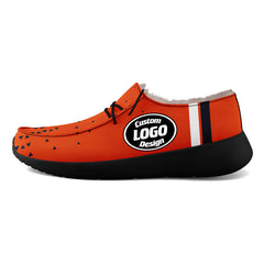 Custom Orange Blue Chicago Shoes Personalized Sneaker FN042-D020279-7