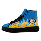 Custom Blue Yellow Los Angeles Football Jersey and Firesoul Sports Shoes Combo Offer Personalized Combo ZH-D020273-22