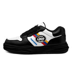 Custom Black White Pittsburgh Shoes Personalized Sneaker FN032-D020389-30