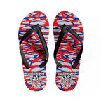Custom United States 2026 World Cup Sneakers DIY Country Flag Running Shoes Lightweight Sport Shoes Gift for Football Fans Personalized Team Name and Logo FN058-F028041-14