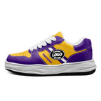 Custom Purple Yellow Minnesota Shoes Personalized Sneaker FN032-D020389-17