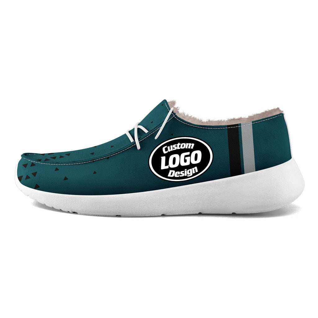 Custom Green Black Philadelphia Shoes Personalized Sneaker FN042-D020279-23