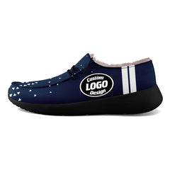 Custom Blue White Dallas Shoes Personalized Sneaker FN042-D020279-9