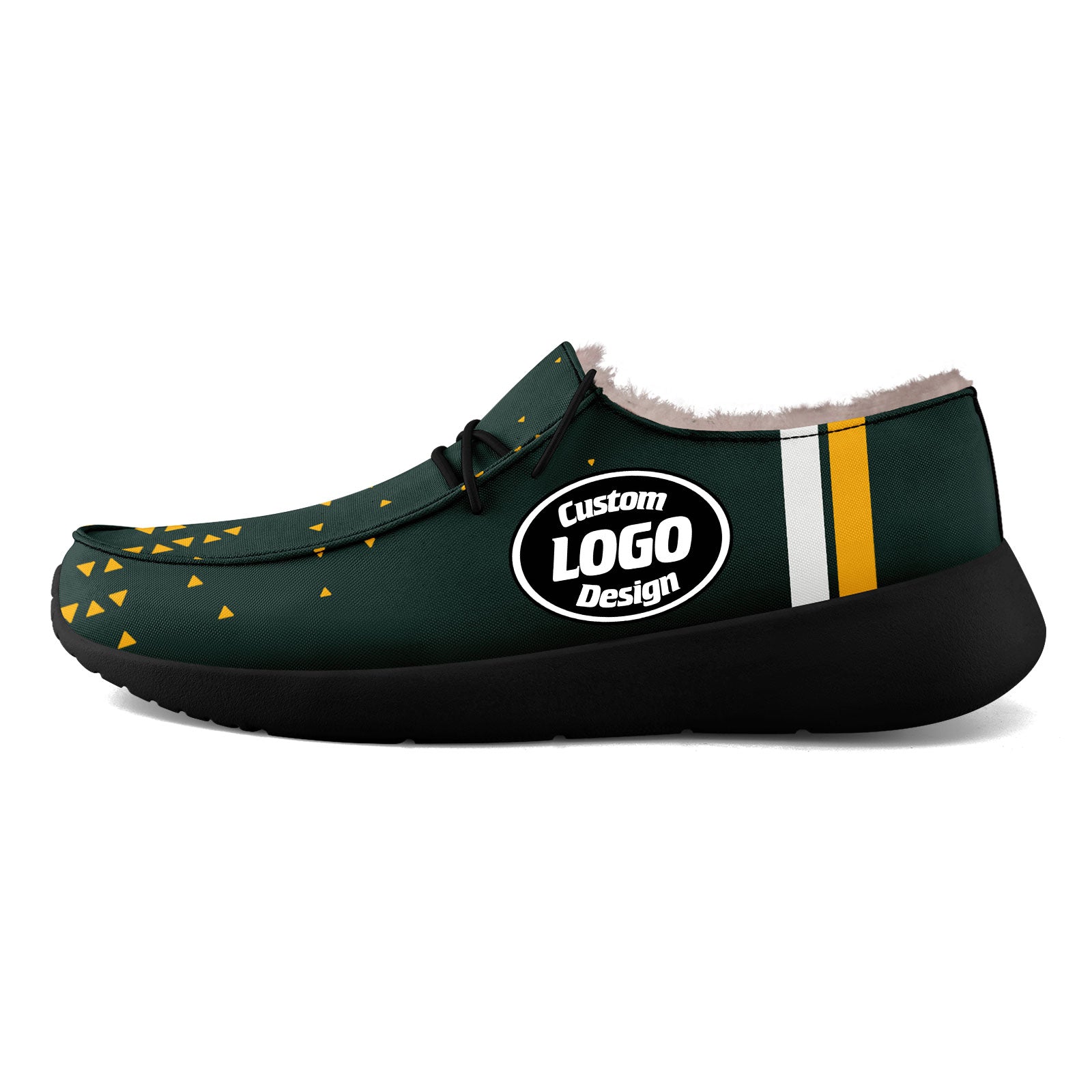 Custom Green Yellow Green Bay Shoes Personalized Sneaker FN042-D020279-13