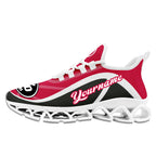 Custom Red Gray Maxsoul Shoes Personalized Sneaker FN003XD-D020391-10