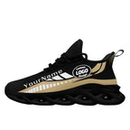 Custom Black Yellow New Orleans Maxsoul Shoes Personalized Sneaker FN003-D020325-19