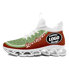 Custom Rust Red Green Maxsoul Shoes Personalized Sneaker FN030XD-D020388-23