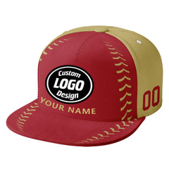 Custom Sport Design Hat Stitched Adjustable Snapback Personalized Baseball Cap PR067B-bd0b00d9-7