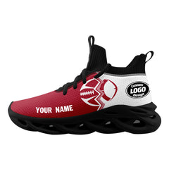 Custom White Red Florida Maxsoul Shoes Personalized Sneaker FN030A-D028017-15