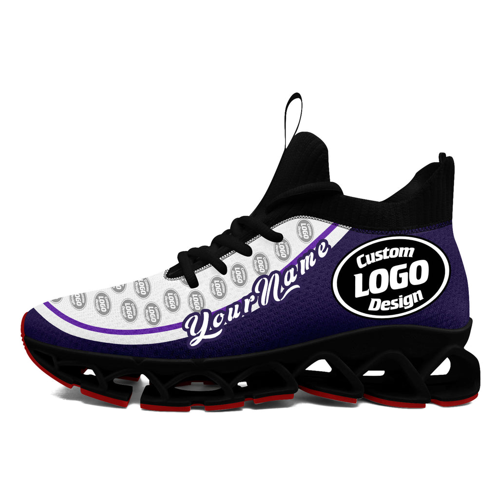 Custom Purple Cream Maxsoul Shoes Personalized Sneaker FN030XD-D020388-16