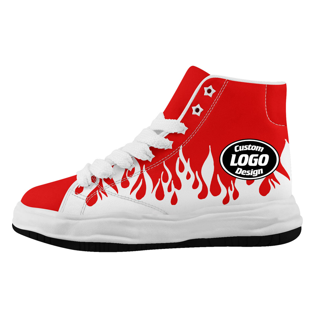 Custom White Red New York Football Jersey and Firesoul Sports Shoes Combo Offer Personalized Combo ZH-D020273-21