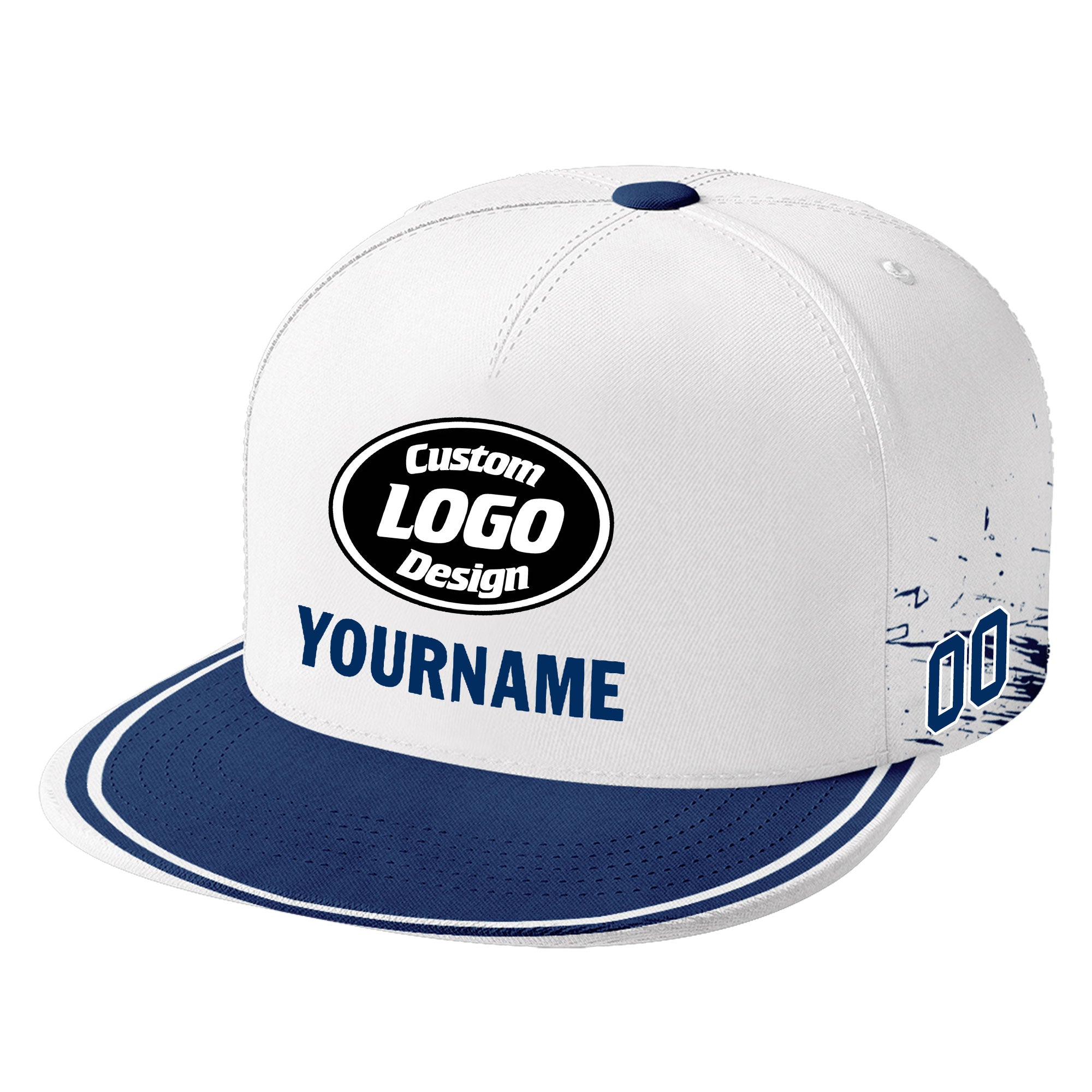 Custom White Blue Indianapolis Football Jersey and Hat Combo Offer Personalized Combo ZH-D020326-14
