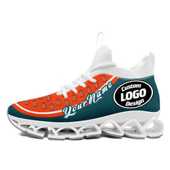 Custom Green Orange Maxsoul Shoes Personalized Sneaker FN030XD-D020388-6