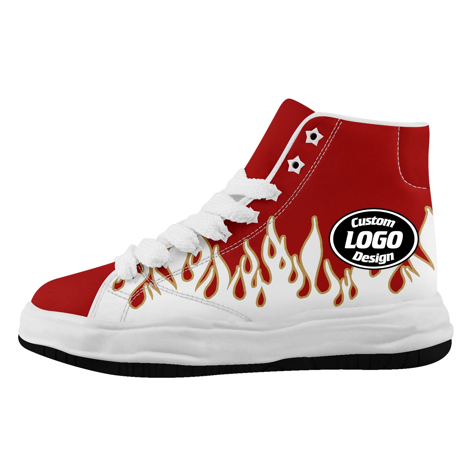 Custom Red White San Francisco Football Jersey and Firesoul Sports Shoes Combo Offer Personalized Combo ZH-D020273-25