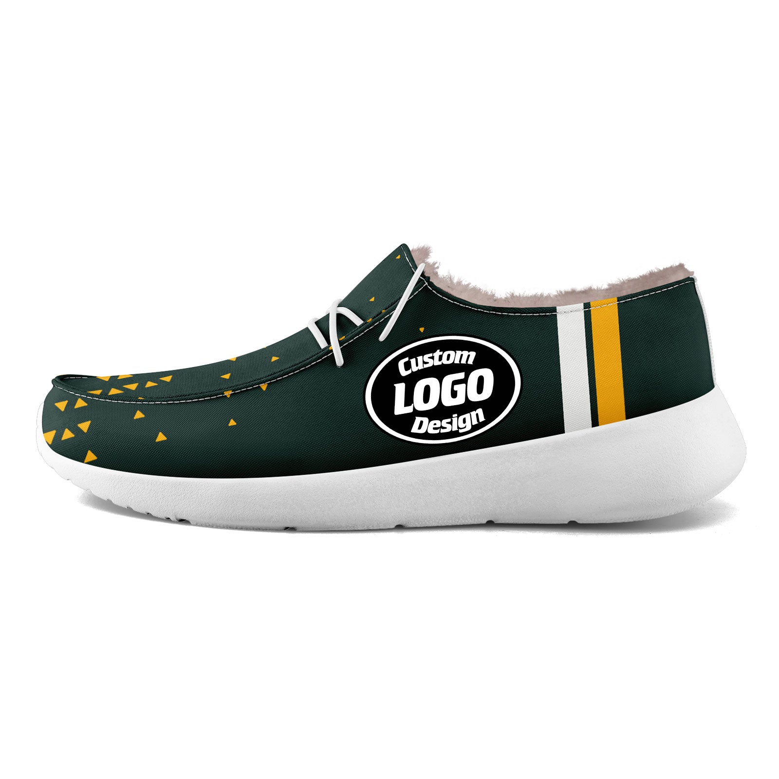 Custom Green Yellow Green Bay Shoes Personalized Sneaker FN042-D020279-13