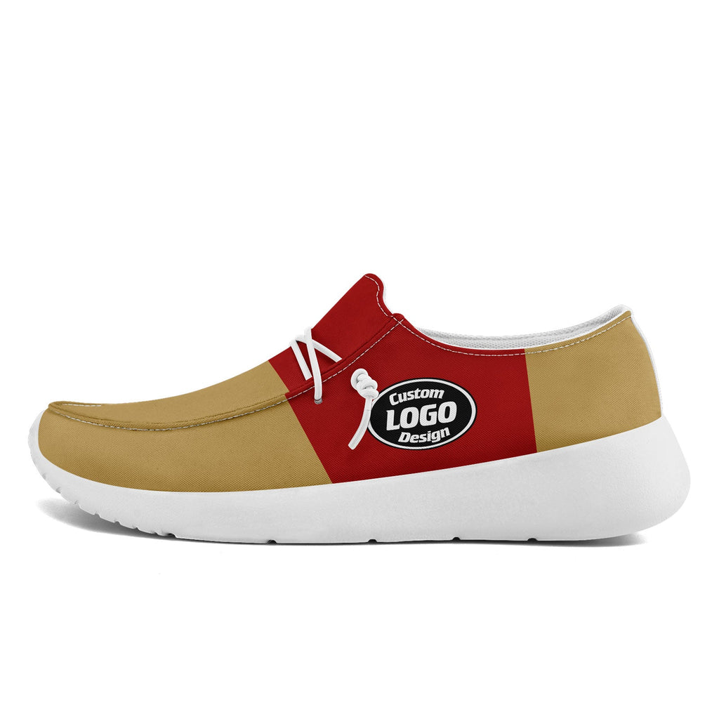 Custom San Francisco Yellow Red Shoes Personalized Sneaker FN018-D020278-25 Custom Online