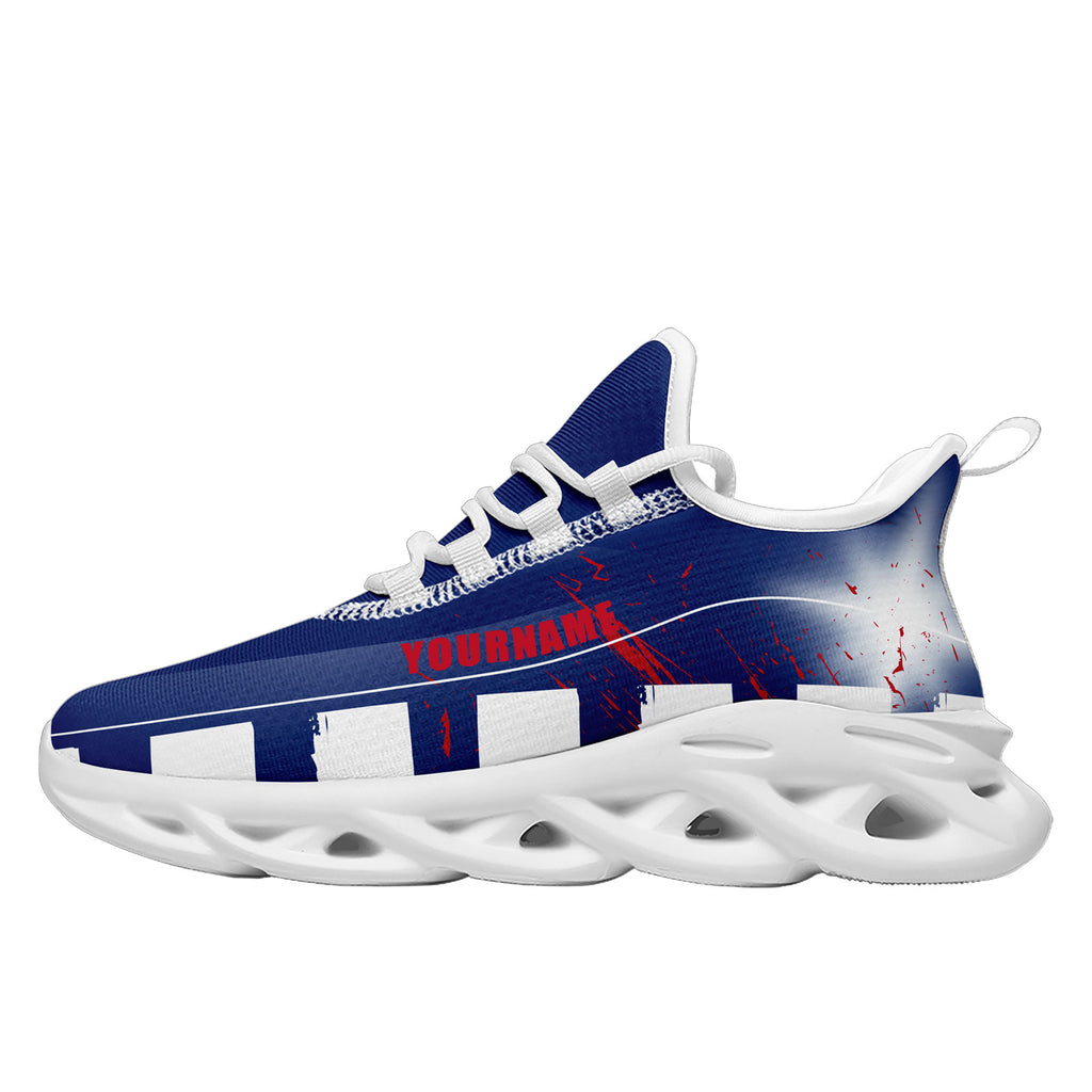 Custom Blue Red White New York MaxSoul Shoes and Hat Combo Offer Personalized Combo ZH-D020264-21