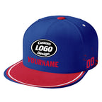 Custom Red Blue Buffalo Football Jersey and Hat Combo Offer Personalized Combo ZH-D020326-4
