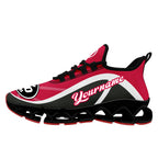 Custom Red Gray Maxsoul Shoes Personalized Sneaker FN003XD-D020391-10
