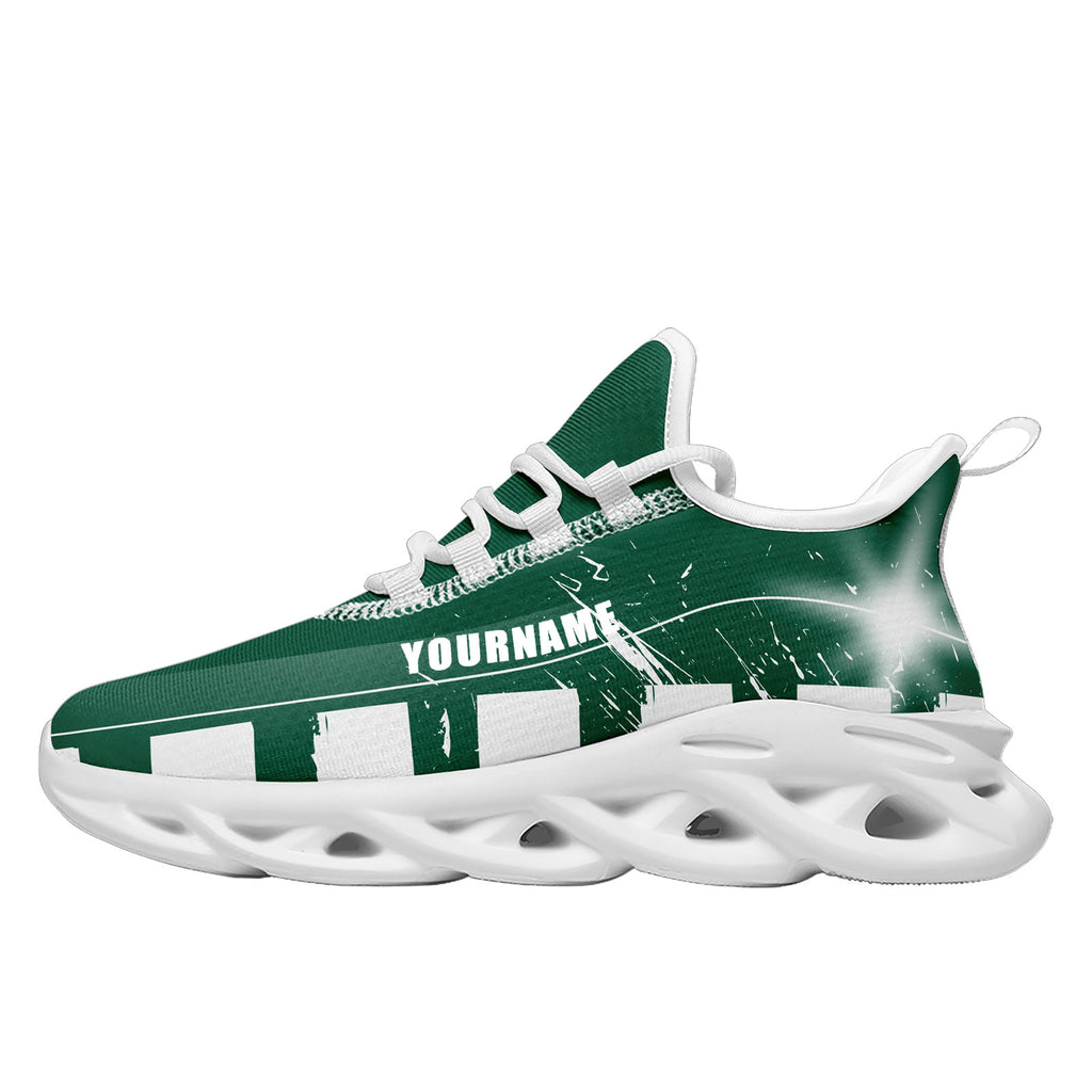 Custom Green White New York MaxSoul Shoes and Hat Combo Offer Personalized Combo ZH-D020264-28