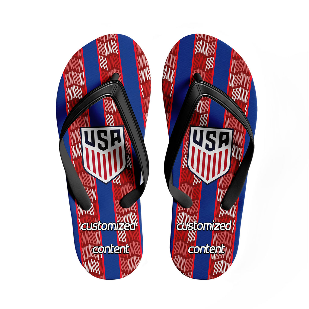 Custom United States 2026 World Cup Sneakers DIY Country Flag Running Shoes Lightweight Sport Shoes Gift for Football Fans Personalized Team Name and Logo FN058-F028041-1