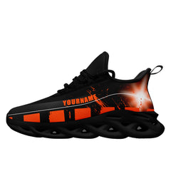 Custom Black Orange Cincinnati Maxsoul Shoes Personalized Sneaker FN003-D020260-6