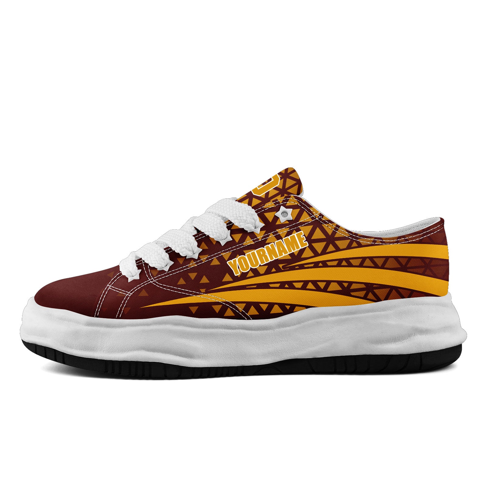 Custom Deep Red White Washington Football Jersey and Sports Shoes Combo Offer Personalized Combo ZH-D023031-31