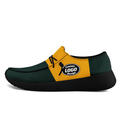 Custom Green Bay Green Yellow Shoes Personalized Sneaker FN018-D020278-13