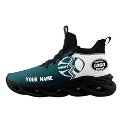 Custom White Green Pennsylvania Maxsoul Shoes Personalized Sneaker FN030A-D028017-12