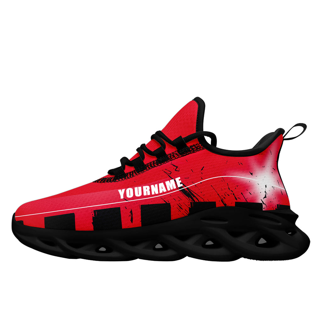 Custom Blue Red Houston Maxsoul Shoes Personalized Sneaker FN003-D020260-12
