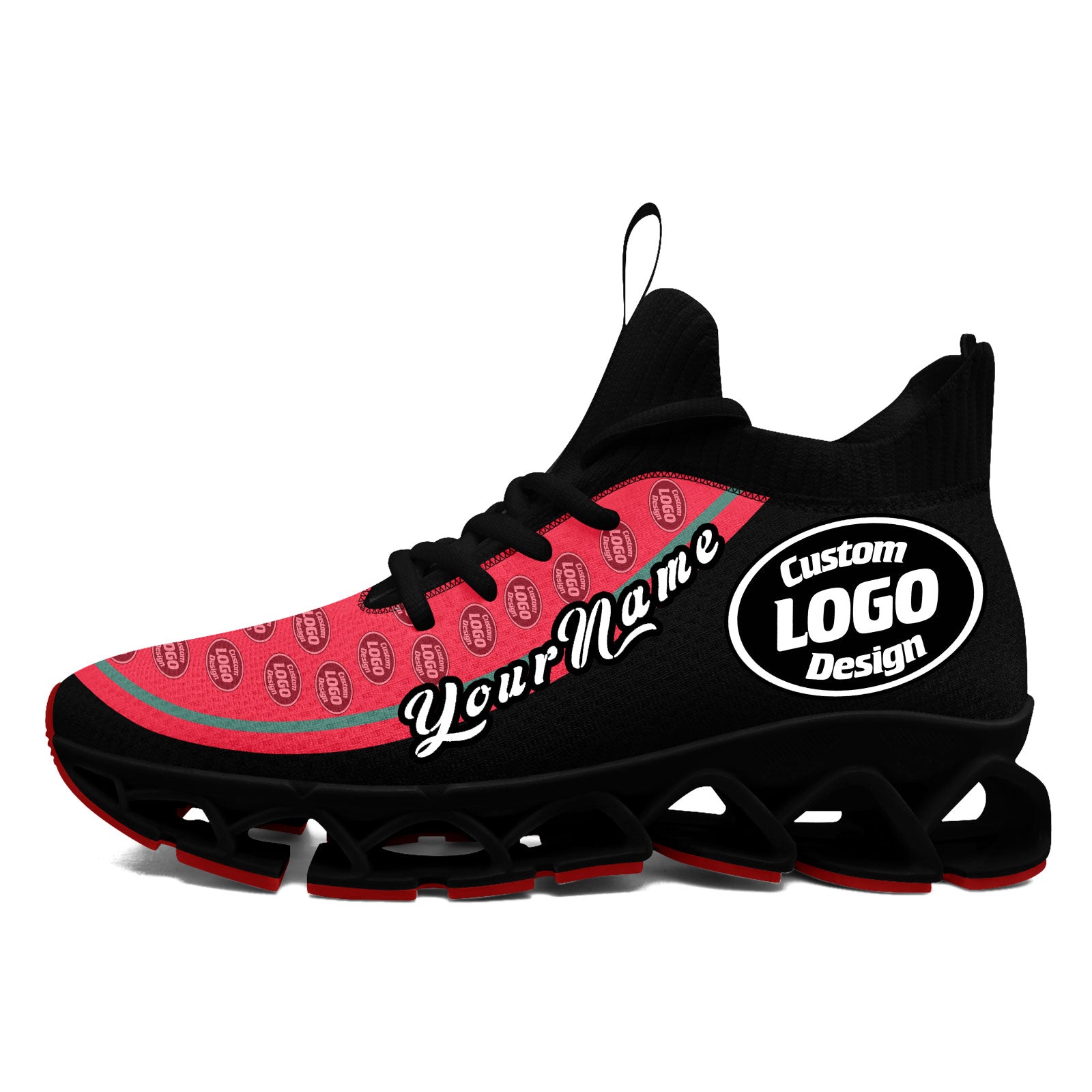 Custom Black Pink Maxsoul Shoes Personalized Sneaker FN030XD-D020388-10