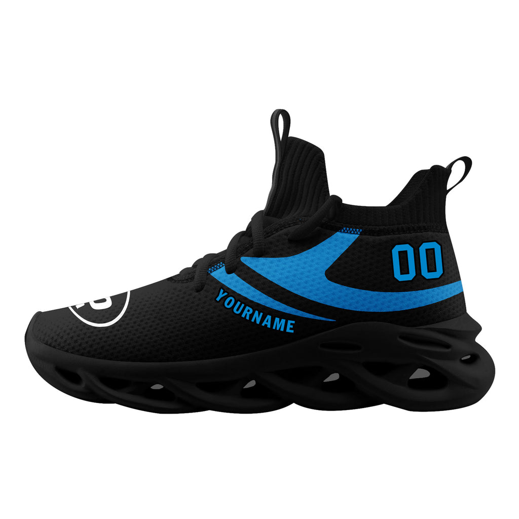 Custom Black Carolina Football Jersey and Sports Shoes Combo Offer Personalized Combo ZH-D025008-3