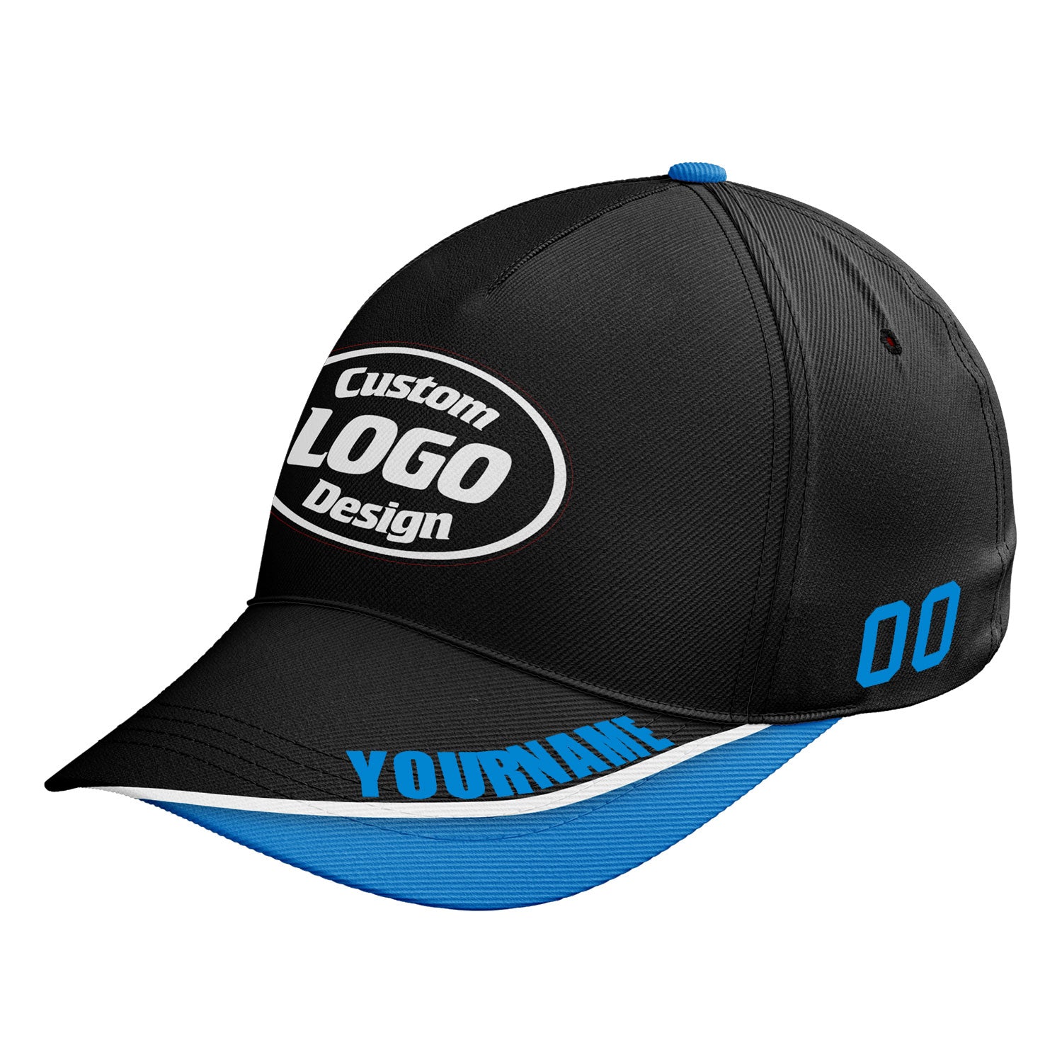 Custom Hat Sport Design Cap Stitched Adjustable Personalized Hats-D020105-6