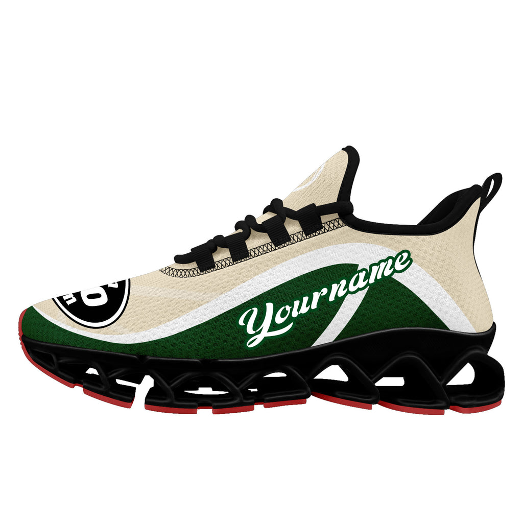Custom Green Cream Maxsoul Shoes Personalized Sneaker FN003XD-D020391-14