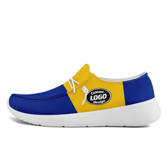 Custom Los Angeles Blue Yellow Shoes Personalized Sneaker FN018-D020278-15